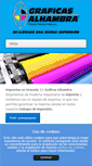 Mobile Screenshot of graficasalhambra.com